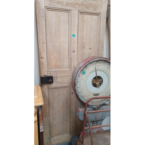 415 - Victorian Pitch Pine 4 Panel Door