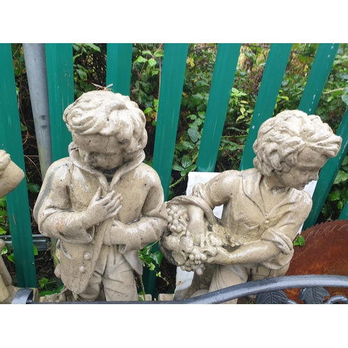 473 - Garden Statuary - Set of 4 Figures 