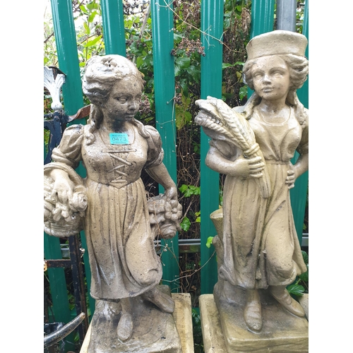 473 - Garden Statuary - Set of 4 Figures 