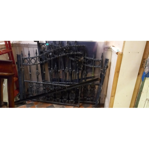 440 - Pair of good Wrought Iron Entrance Gates