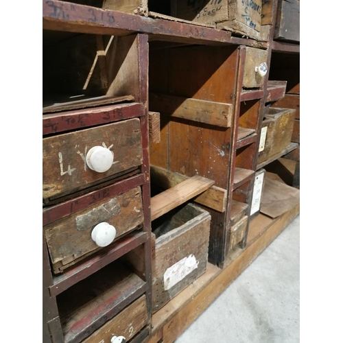 10 - Antique Bar Counter made from an old Hardware Store Counter (as found, needs attention - see Images)