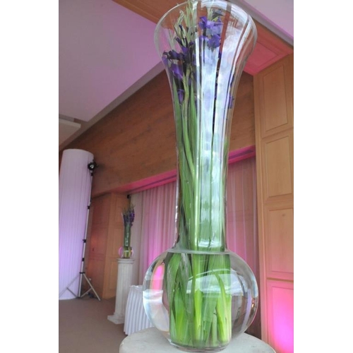 143 - Stunning Pair of Tall SIA Vases (95cm Tall)