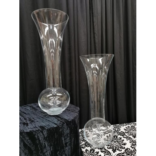 210 - Stunning Pair of Tall SIA Vases (95cm Tall)