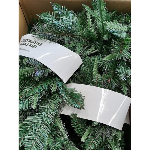 246 - 6 Normann Fir Garlands, New in Box (1.8m)