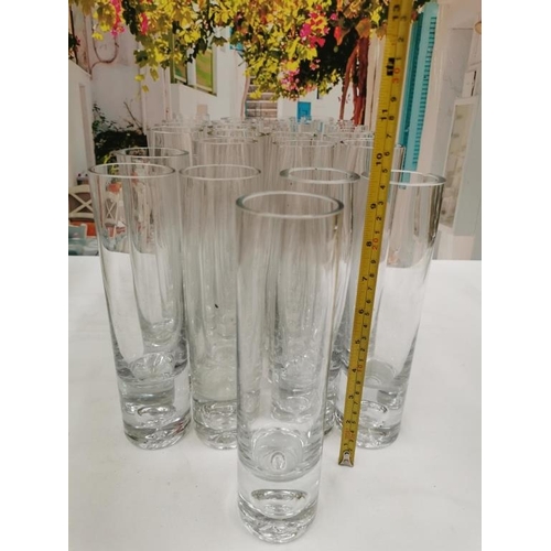 312 - Box of 22cm Slim Vases