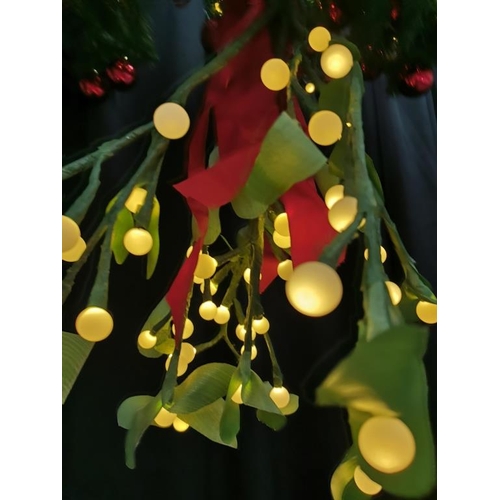 335 - Christmas Mistletoe Roof Hanging Decoration - Light up