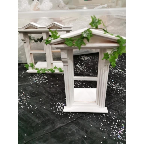 363 - Box of White Baby Christmas Windows (15cm x 15cm) Designed by Franc Team