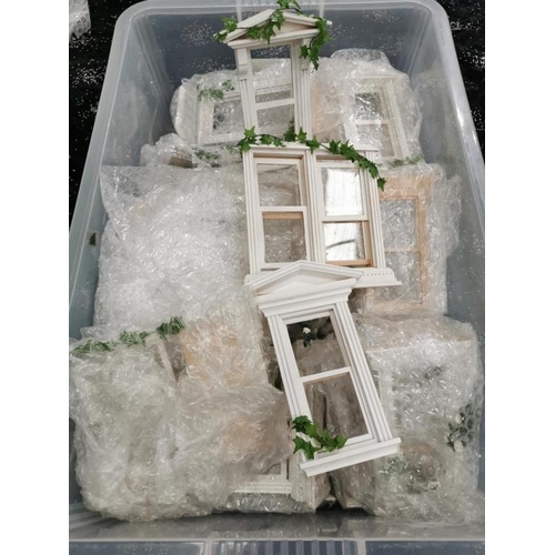 363 - Box of White Baby Christmas Windows (15cm x 15cm) Designed by Franc Team