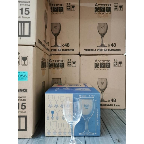 56 - 380 x 2oz Elegance Stem Glasses (6 Boxes)