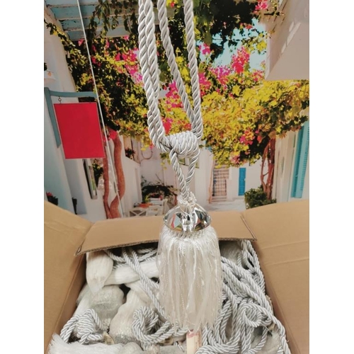 687 - Box of White Diamond Tassles (20)