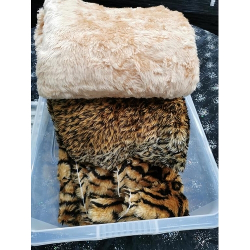 700 - Box of Mixed Animal Fur Fabric