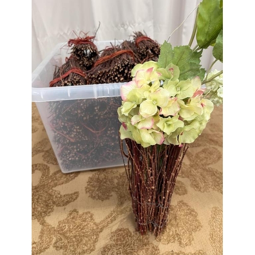 708 - Box of Twig Vase Sleeves