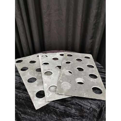 723 - 11 Slate Trays for Serving Food in cones (60cm)