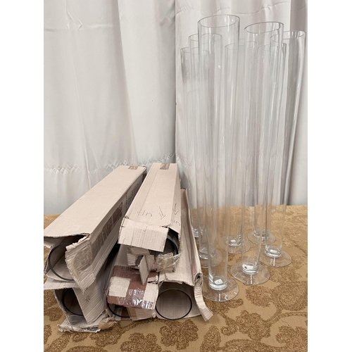 966 - 14 x Medium Stem Vases (80cm)