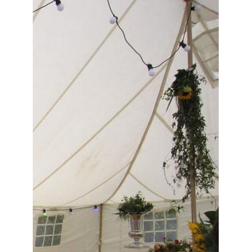 703 - White Pole Tent Marquee