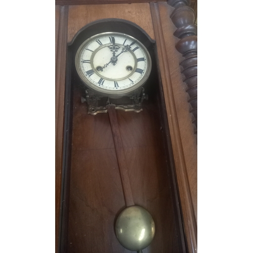 764 - Antique Clock, requires Glass