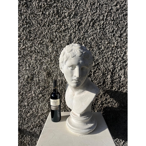 10 - Composite Bust of a Man (30 cm W x 56 cm H x 25 cm D)