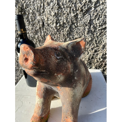 11 - Terracotta Model of a Pig (27 cm H)