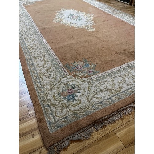 54 - Fine traditional Style Mahogany Centre Rug (450 cm W x 275 cm H)