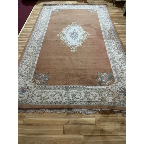 54 - Fine traditional Style Mahogany Centre Rug (450 cm W x 275 cm H)