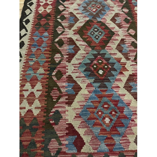 55 - Two Kilims (Largest 155 cm W x 103 cm H)