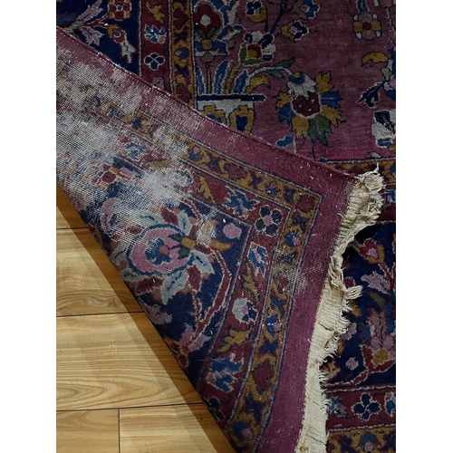 82 - Carpet Square with Purple Ground (some damage) (380 cm X 275 cm)