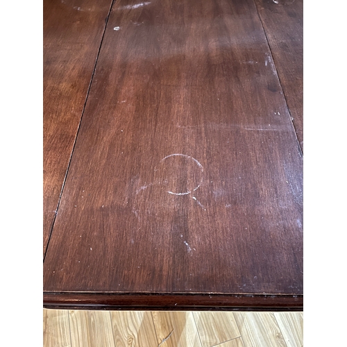 89 - Vintage Extension Dining Table with Walnut Top and Extra Leaf (160 cm W x 70 cm H x 90 cm D)