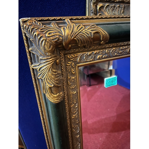 197 - Four Gilt Framed Mirrors (Largest 83 cm W x 114 cm H)