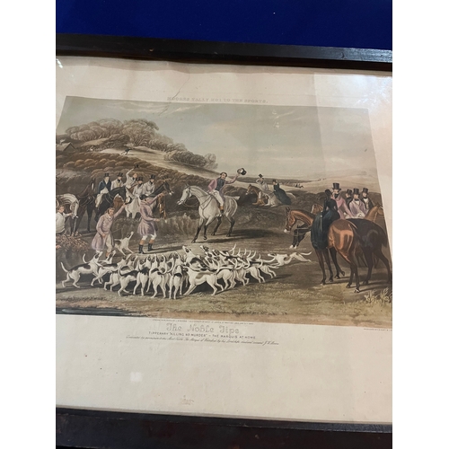 210 - Set of Four 19th Century Engravings Depicting Hunting Scenes, 