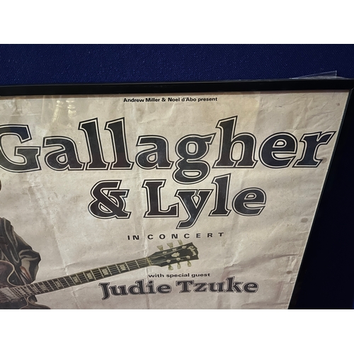 236 - Gallagher & Lyle Vintage Poster (104 cm W x 78 cm H)