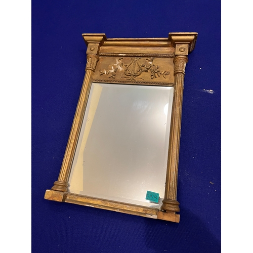 434 - Small Regency Gilt and Gesso Pier Mirror (42 cm W x 60 cm D)