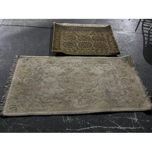 618 - Two Small Rugs (Largest 190 cm W x 94 cm H)