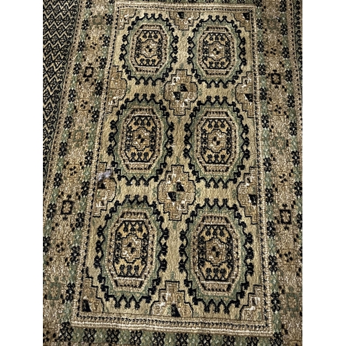 618 - Two Small Rugs (Largest 190 cm W x 94 cm H)