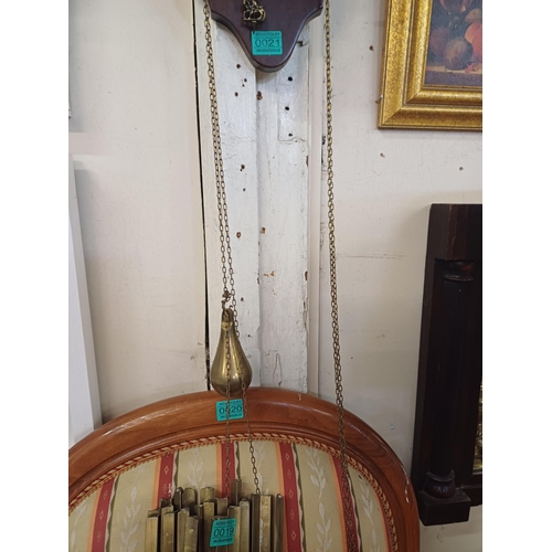 21 - Dutch Mahogany Canal Clock