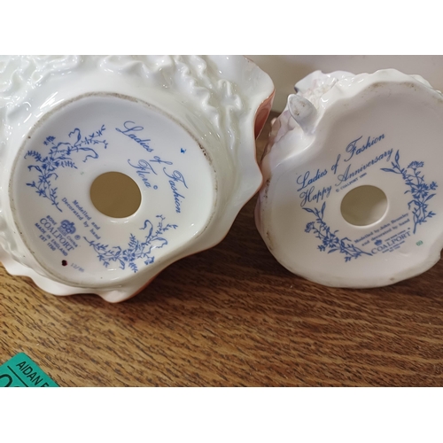 27 - Two Coalport Fine Bone China Figures (Taller 21cm)