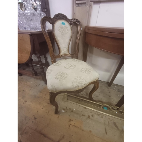 29 - Pair of 19th Century Walnut Occasional Chairs - possibly French