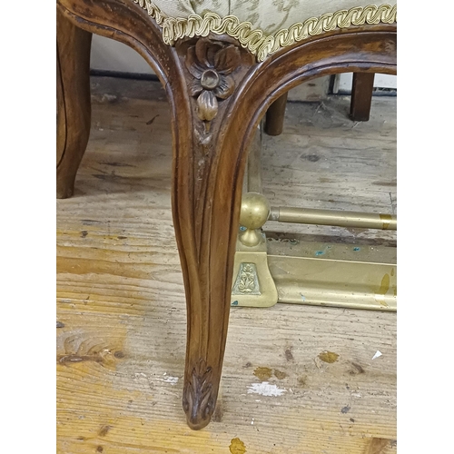 29 - Pair of 19th Century Walnut Occasional Chairs - possibly French