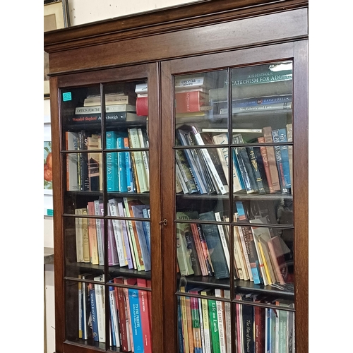 37 - Vintage Mahogany Bureau Bookcase