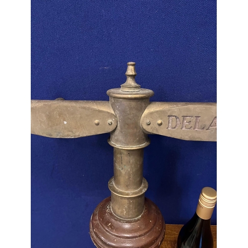 13 - Brass Beer Pump: Delahunts Blacksmith (127 cm W x 35 cm H)