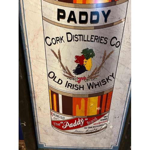 15 - Vintage Style Paddy Cork Distilleries Co. Sign (54 cm W x 136 cm H)