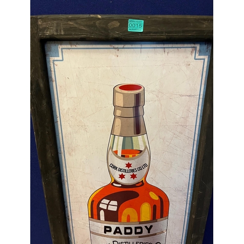 15 - Vintage Style Paddy Cork Distilleries Co. Sign (54 cm W x 136 cm H)