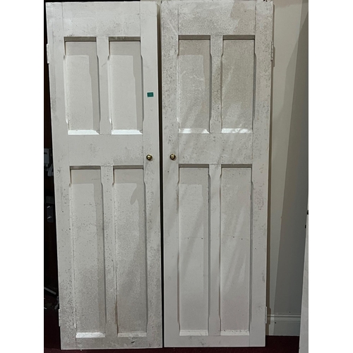 19 - Pair of Internal Gothic Design Doors (60 cm W x 202 cm H)