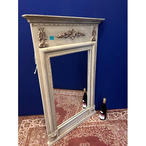 4 - Regency Design Painted Rectangular  Mirror (74 cm W x 110 cm H)
