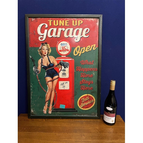 42 - Tune Up Garage, Cheeky Vintage Style Advertisement (51 cm W x 71 cm H)