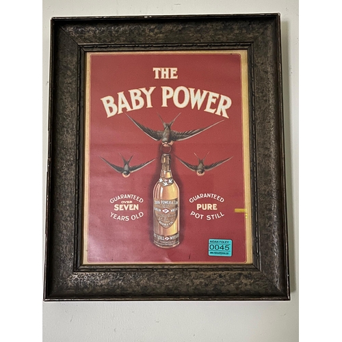 45 - Baby Power Pictorial Advertisement (36 cm W x 44cm H)