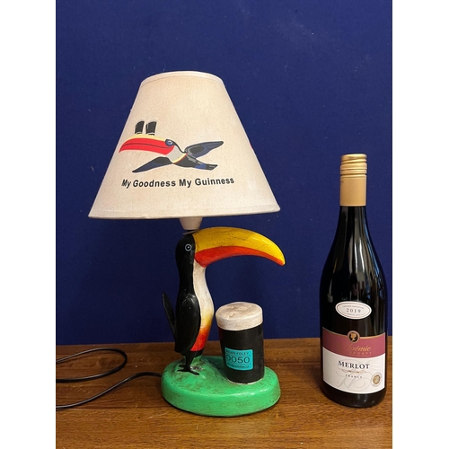 50 - My Goodness My Guinness Toucan Vintage Style Lamp (40 cm H)
