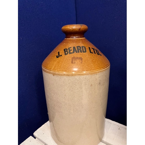 72 - Vintage Crate, J. Beard Ltd Earthenware Jar, Newcastle On Tyne Filter, C & C Tray Etc.