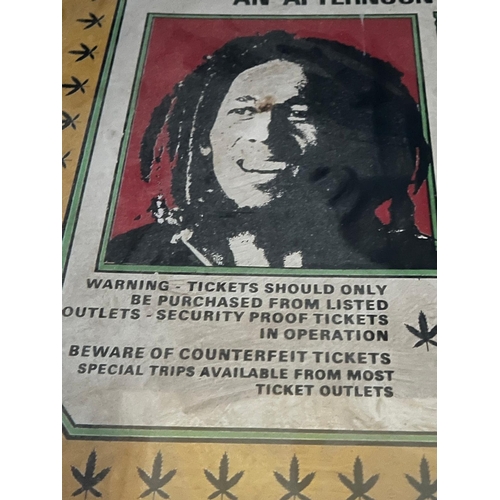 130 - Bob Marley & The Wailers, Dalymount Park 1980 Vintage Style Print (77 cm W x 57 cm H)
