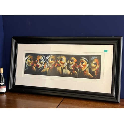 137 - New York Dolls, Limited Edition Framed Print (130cm W x 65 cm H)