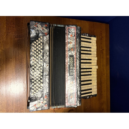 138 - Hohner Accordion and a Hohner Guitar